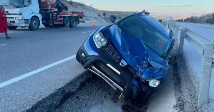 KONTROLDEN ÇIKAN SUV ARAÇ REFÜJE GİRDİ