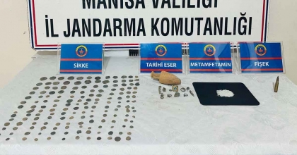 MANİSA’DA 168 SİKKE ELE GEÇİRİLDİ  