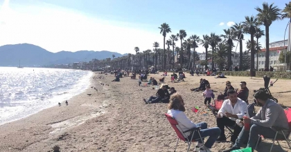 MARMARİS'TE ŞUBAT AYINDA DENİZ KEYFİ 