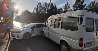 MENTEŞE’DE TRAFİK KAZASI: 1 YARALI  