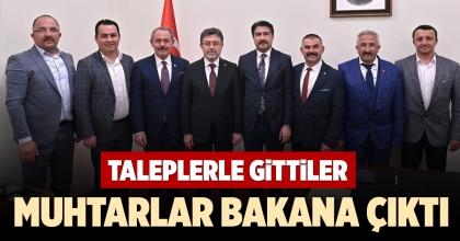 MUHTARLAR BAKANA ÇIKTI