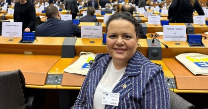 ÖK, AB PARLAMENTOSUNDA KONUŞTU