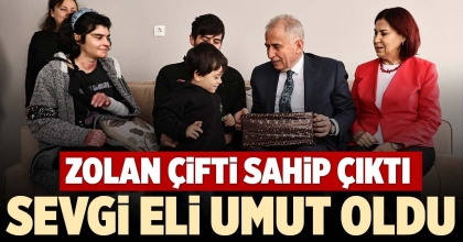 SEVGİ ELİ UMUT OLDU