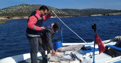 SÖKE'DE BALIKÇILAR ÖNCE DENETLENDİ SONRA BİLGİLENDİRİLDİ  