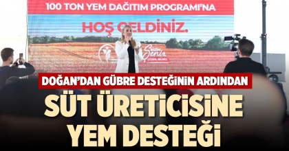SÜT ÜRETİCİSİNE YEM DESTEĞİ