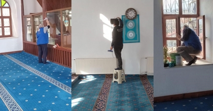 BULDAN’DA CAMİLERDE RAMAZAN TEMİZLİĞİ 