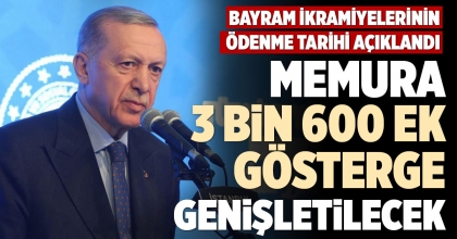 MEMURA 3 BİN 600 EK GÖSTERGE GENİŞLETİLECEK