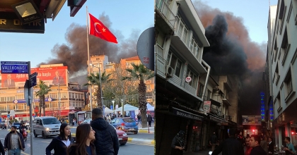 YANAN PLASTİKLER GÖZYÜZÜNÜ SİYAHA BÜRÜDÜ