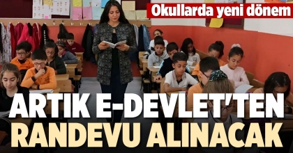ARTIK E-DEVLET'TEN RANDEVU ALINACAK