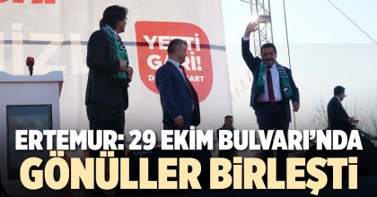 ERTEMUR: 29 EKİM BULVARI’NDA GÖNÜLLER BİRLEŞTİ