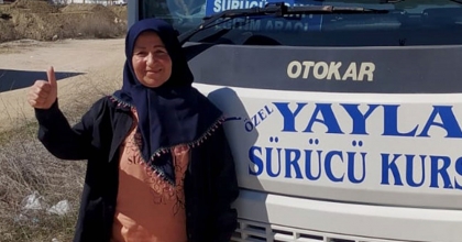 59 YAŞINDA OTOBÜS EHLİYETİ ALDI