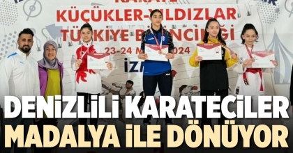 DENİZLİLİ KARATECİLER MADALYA İLE DÖNÜYOR