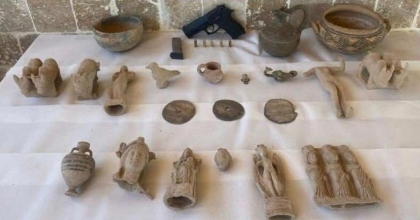 ACIPAYAM’DA TARİH TALANCISI YAKALANDI