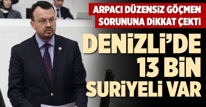 ARPACI DÜZENSİZ GÖÇMEN SORUNUNA DİKKAT ÇEKTİ
