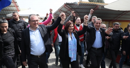 BAŞKAN ÇERÇİOĞLU EFEKENT PAZARINDA 