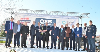 MANİSA OSB KÖPRÜLÜ KAVŞAĞININ TEMELİ ATILDI