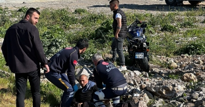 İKİ MOTOSİKLETLİ ÇARPIŞTI