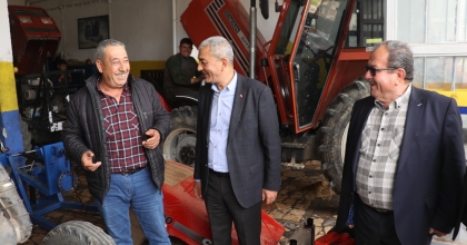 BAŞKAN KAPLAN SANAYİ ESNAFIYLA BULUŞTU