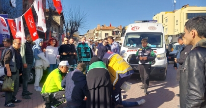 TAVŞANLI’DA MOTOSİKLET KAZASI