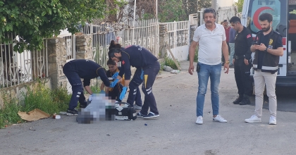 KOMŞUSUNU SOKAK ORTASINDA ÖLDÜRDÜ