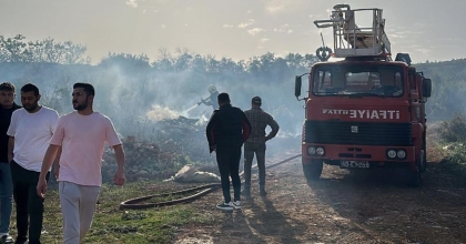 MUĞLA'DA MAKİLİK YANGINI