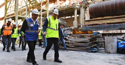 BAŞKAN SOYER’DEN YERİN 36 METRE ALTINDA BUCA METROSU MESAİSİ  