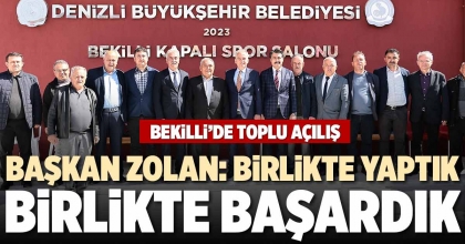 BAŞKAN ZOLAN: BİRLİKTE YAPTIK, BİRLİKTE BAŞARDIK