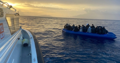 BODRUM'DA 3’Ü ÇOCUK 33 DÜZENSİZ GÖÇMEN KURTARILDI