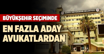 BÜYÜKŞEHİR  SEÇİMİNDE EN FAZLA ADAY AVUKATLARDAN