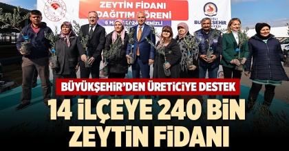 BÜYÜKŞEHİR’DEN ÜRETİCİYE DESTEK
