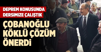 ÇOBANOĞLU KÖKLÜ ÇÖZÜM ÖNERDİ