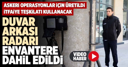 DUVAR ARKASI RADARI, ENVATERE DAHİL EDİLDİ