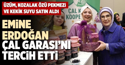 EMİNE ERDOĞAN, ÇAL GARASI’NI TERCİH ETTİ