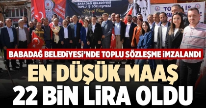 EN DÜŞÜK MAAŞ 22 BİN LİRA OLDU