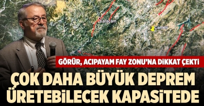 GÖRÜR, ACIPAYAM FAY ZONU’NA DİKKAT ÇEKTİ
