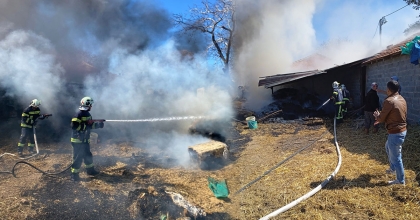 KALE’DE SAMANLIK YANGINI