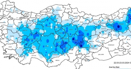 METEOROLOJİ DENİZLİ İÇİN ZİRAİ DON UYARISI VERDİ  