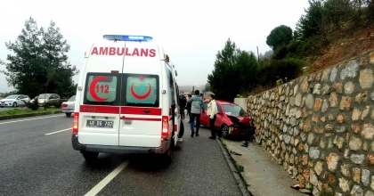 MUĞLA’DA TRAFİK KAZASI:2 YARALI  