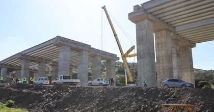 OTOBAN İNŞAATINDA İŞ KAZASI