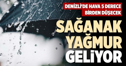 SAĞANAK YAĞMUR GELİYOR