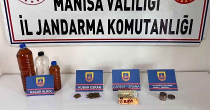 SALİHLİ’DE YOL UYGULAMASINDA UYUŞTURUCU ELE GEÇİRİLDİ  