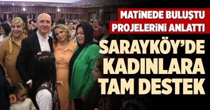 SARAYKÖY’DE KADINLARA TAM DESTEK