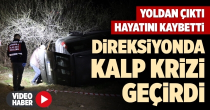 TİCARİ ARAÇ ŞARAMPOLE DEVRİLDİ