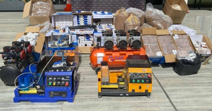 UŞAK’TA YAPILAN OPERASYONLARDA ÇOK SAYIDA KAÇAK MAKARON ELE GEÇİRİLDİ  