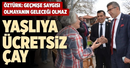 YAŞLIYA ÜCRETSİZ ÇAY