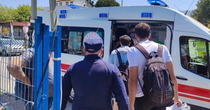  GEZİ TEKNESİNDE YARALANINCA TAHLİYESİ YAPILDI  