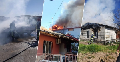 ÇATI YANGINI ENDİŞE YARATTI