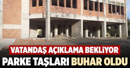 PARKE TAŞLARI BUHAR OLDU