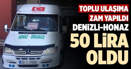 DENİZLİ - HONAZ 50 LİRA OLDU