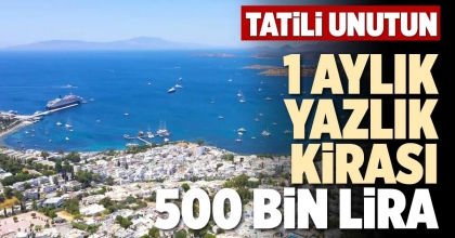 1 AYLIK YAZLIK KİRASI 500 BİN LİRA